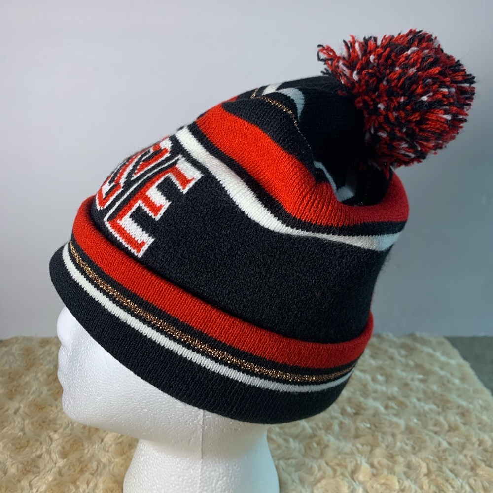 ADIDAS Derrick Rose Logo Knit Cuff Pom Beanie Hat O/S - Picture 3 of 5